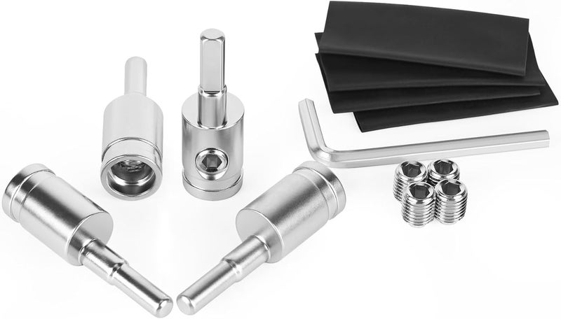 Tottist 4PCS Heavy-Duty Car Stereo Audio Wire Reducer - 4 Gauge to 8 Gauge for Amp Input, AWG Pin Power & Ground Connection, Fits Most Cars - Image 1